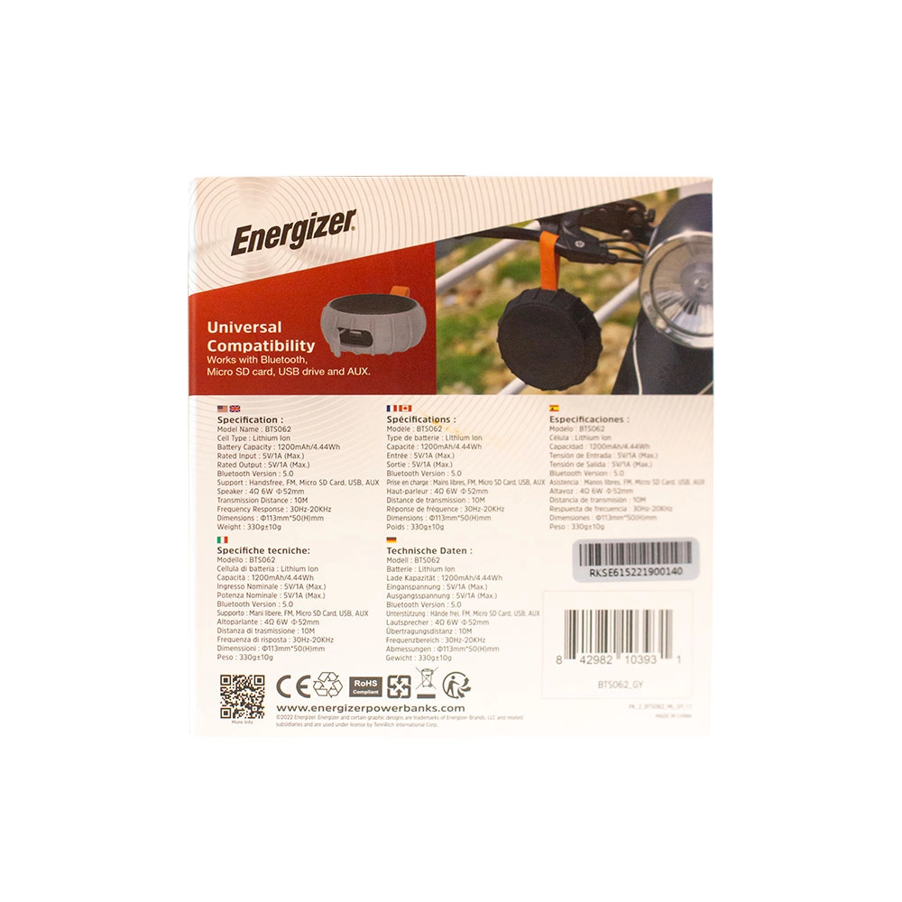 Energizer BTS062 Bluetooth Speaker